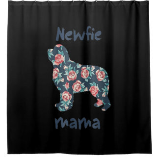 Cortina Para Box Newfie mama | Mãe de cão da Terra Nova presente