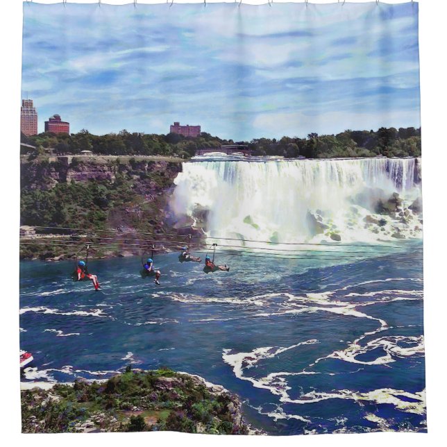 Cortina Para Box Niagara Cai - Zipline (Frente)