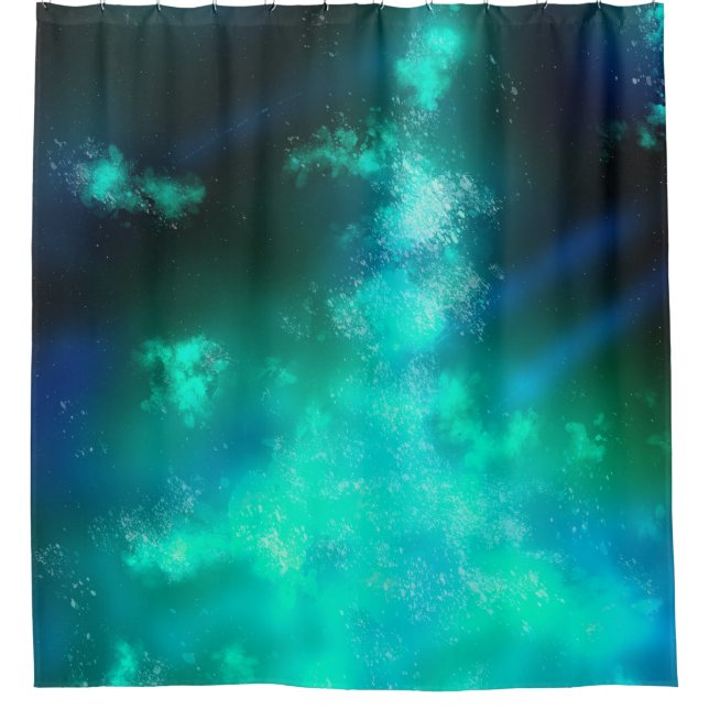 Cortina Para Box Night Sky Emerald Green (Frente)