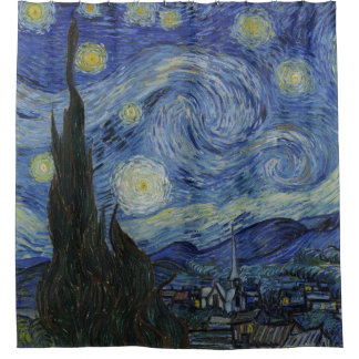 Cortina Para Box Noite Estrelada de Van Gogh