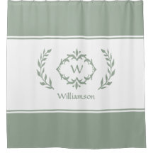 Nome Personalizado Monogramado Inicial Verde Salvi