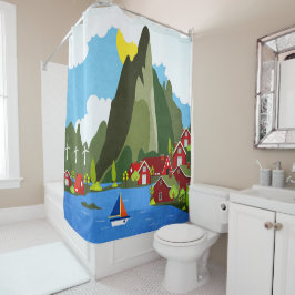 Cortina Para Box Noruega