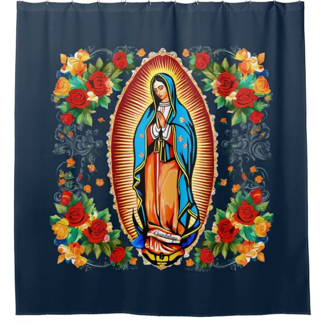 Cortina Para Box Nossa Senhora de Guadalupe, Santo do México (Frente)