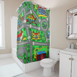 Cortina Para Box Nostalgia dos anos 90, tapete nostálgico da estrad