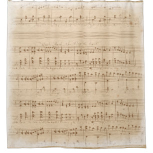 Cortina Para Box notas musicais antigas