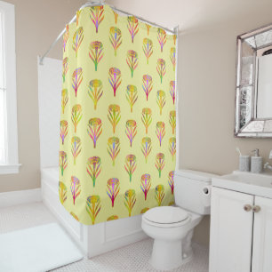 Cortina Para Box Nouveau Riche Blooms Sunshine