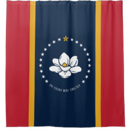 Cortina Para Box Nova bandeira do Mississípi