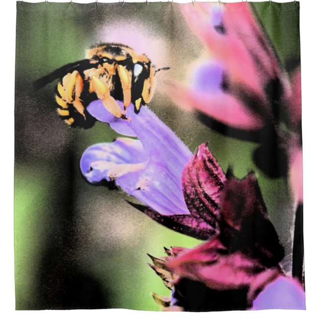 Cortina Para Box Núcleo das abelhas e da Flor (Frente)