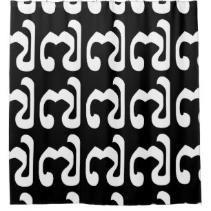 Cortina Para Box Número Cambojano 7 / Sete / ៧ (Pram Pi) Khmer