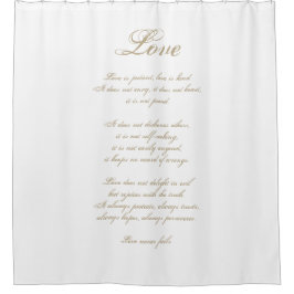 Cortina Para Box O amor é paciente | 1 Corintianos 13 | Ilegante