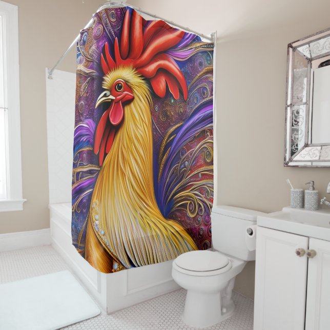 Cortina Para Box O Grandeur de um Galo (In Situ)