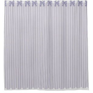 Cortina Para Box O Lilac do chique listra arcos & laço de w