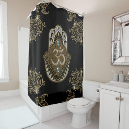 Cortina Para Box O símbolo elegante Ohm.