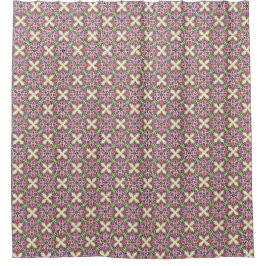 Cortina Para Box O Tesouro da Lavanda | Medalhões Florais Vintage