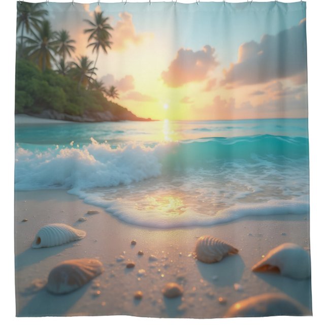 Cortina Para Box Ocean Dream Serenity Shower Curtain (Frente)