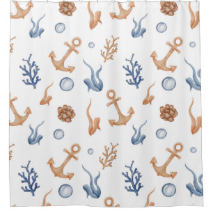 Cortina Para Box Oceano Aquarela