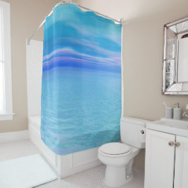 Cortina Para Box Oceano Calmo Azul