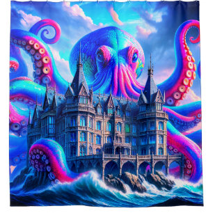 Cortina Para Box Octopus Art