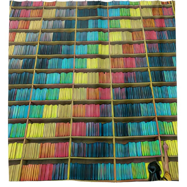 Cortina Para Box Oferta de Amantes de Biblioteca (Frente)