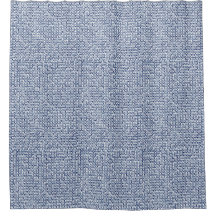 Olhar azul geométrico de matéria têxtil da