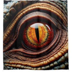 Cortina Para Box Olho De Dinossauro
