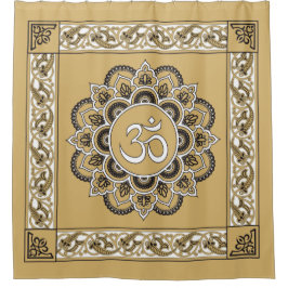 Cortina Para Box OM Mandala - Cortina de Chá