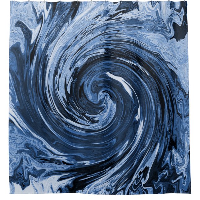 Cortina Para Box Onda de curva girando... (Frente)