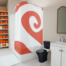 Onda de redemoinho laranja vermelho e branco