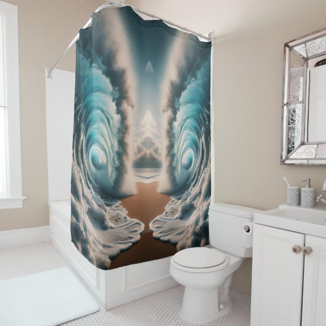 Cortina Para Box Onda do Coração (In Situ)