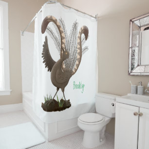 Cortina Para Box Óptica ilustração de desenho animado de lixeira su