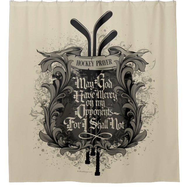 Cortina Para Box Oração do hóquei (Frente)