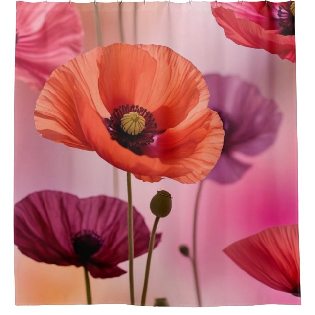 Cortina Para Box Orange Poppy (Frente)
