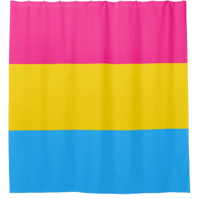 Cortina Para Box Orgulho Pansexual (Bandeira Pan) (Frente)