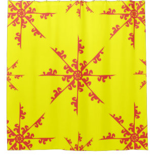 Cortina Para Box Ornament Swirl Pattern vintage ilustração abstrac