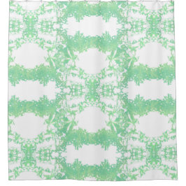 Cortina Para Box Ornamento étnico da casa e da turquesa.