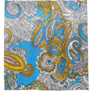 Cortina Para Box Ornamento Psicodélico Islâmico Bold Grungy