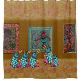 Cortina Para Box Os Pássaros na Galeria