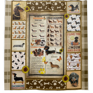 Cortina Para Box Os Presentes Para Os Pássaros De Cães Dachshund