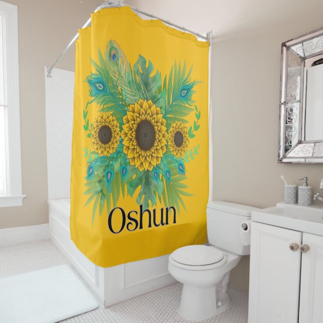 Cortina Para Box Oshun Goddess Sunflower (In Situ)