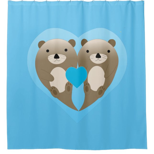 Cortina Para Box Otter Love (Frente)