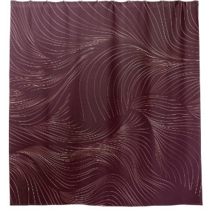 Cortina Para Box Ouro Art Deco: Papel de Wallpaper Luxury Vintage