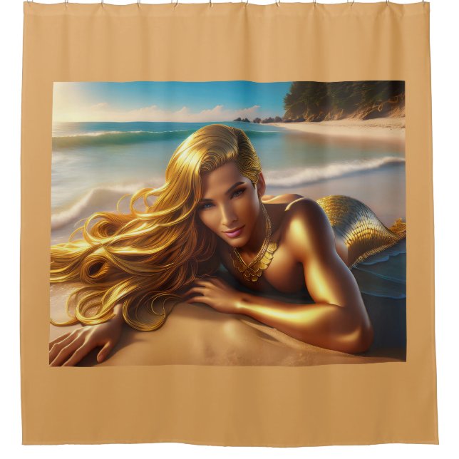 Cortina Para Box Ouro Mermaid Beach (Frente)