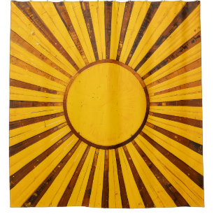 Cortina Para Box Ouro Sunburst