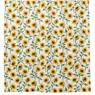 Cortina Para Box Ouro Sunflower Bliss