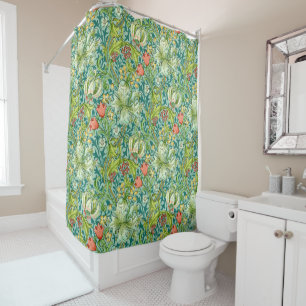 Cortina Para Box Ouro William Morris Lily Vintage