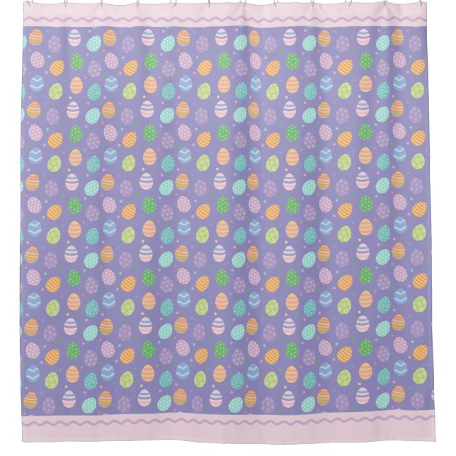 Cortina Para Box Ovo de Páscoa Pastel (Frente)