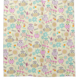 Cortina Para Box Owl Pastel Yellow  
