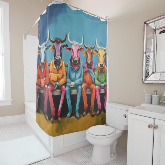 Cortina Para Box Ox Fazenda de Vaca Vestida (In Situ)