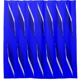 Cortina Para Box Padrão Azul Egípcio