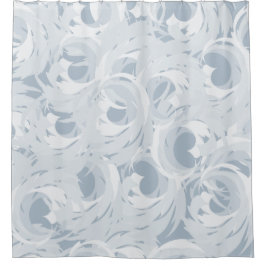 Cortina Para Box Padrão Azul-Teal Dusty